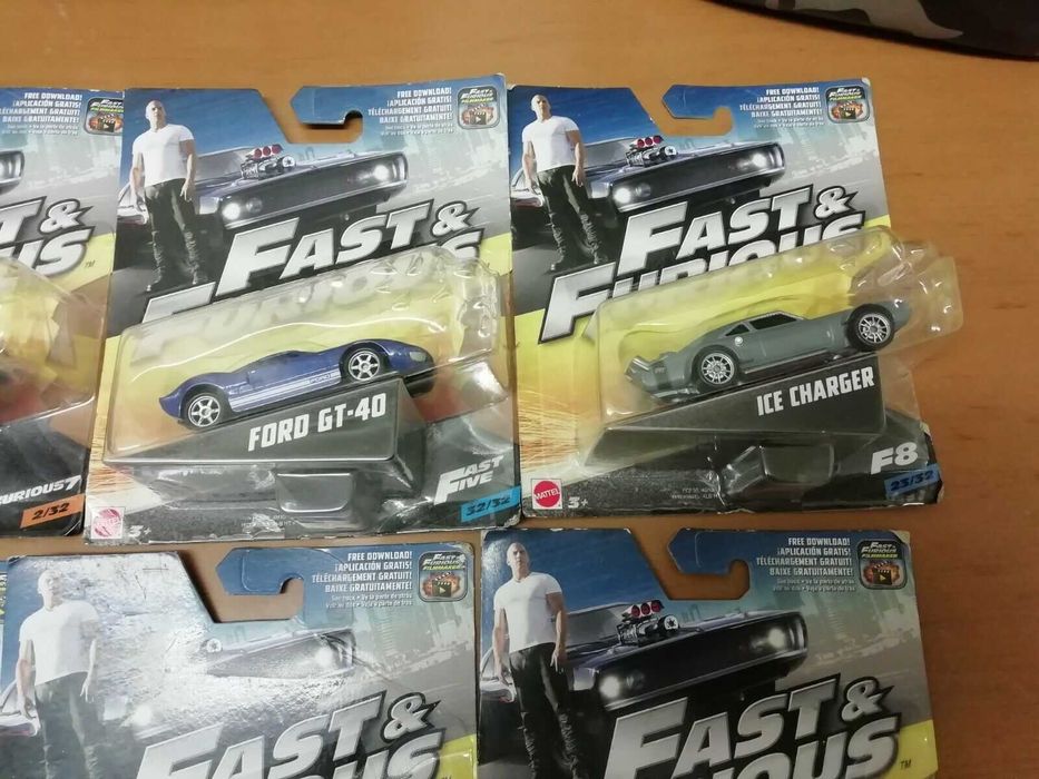 Метални колички Mattel Fast & Furious в мащаб 1:50