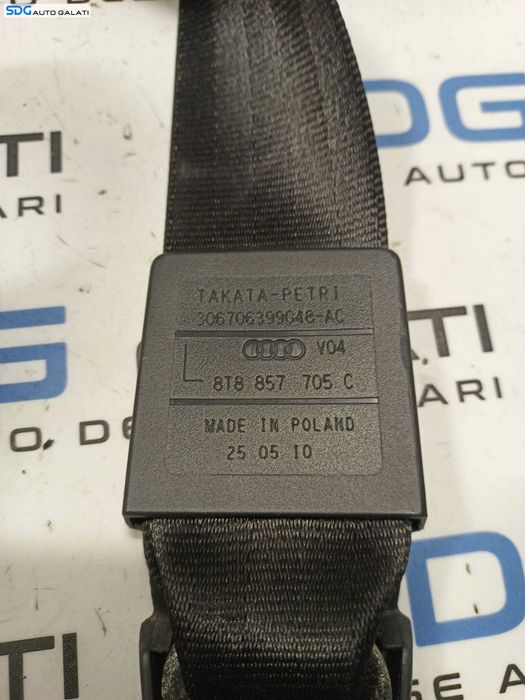 Centura Siguranta Stanga Fata Sofer Audi A5 Sportback 2008 - 2016 Cod 8T8857705C [L0798]