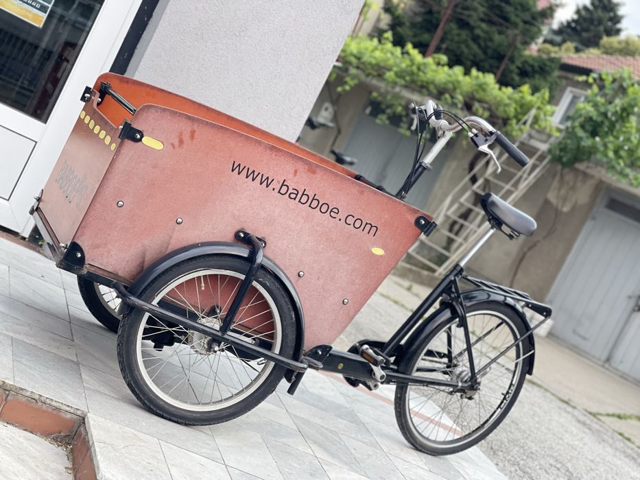Рикша | Нидерландски Карго-Товарен Велосипед | Рикша BABBOE Big NL