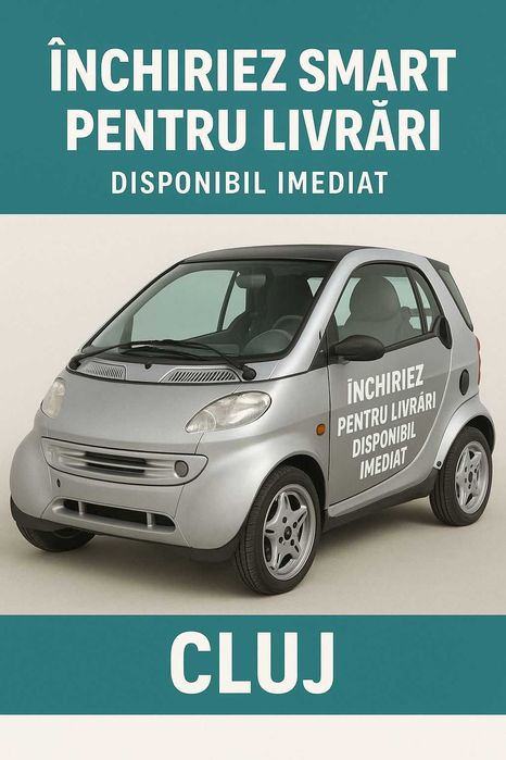 Smart ForTwo Bolt Food/Glovo/Tazz/Wolt Cluj