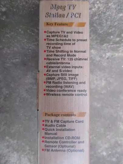 Receiver,Placa video,TV - Station PC,Modem