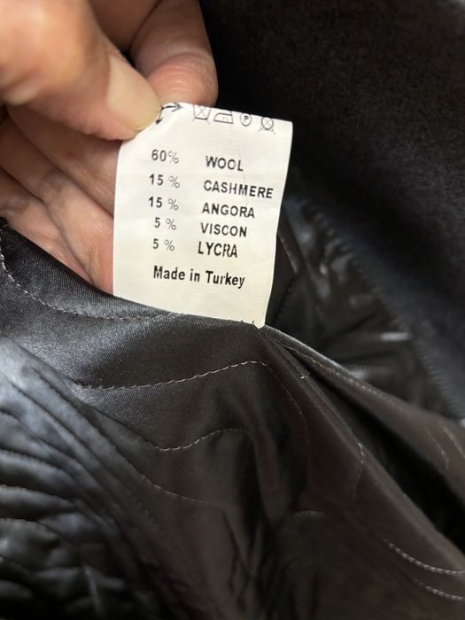 Женское серое пальто