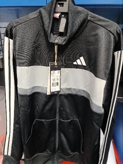 Trening Tiberio Adidas Negru-Alb Copii - produs resigilat Decathlon