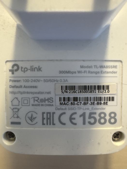 Vand Range Extender Wi-Fi