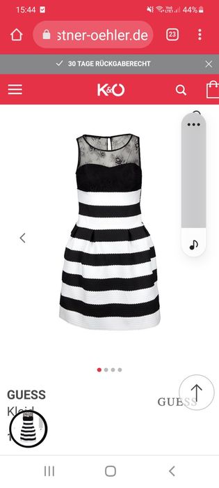 Guess бандажна рокля размер S