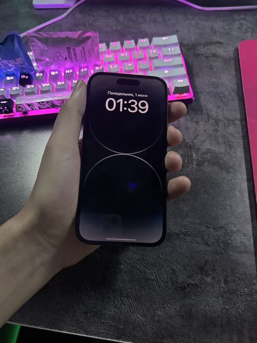 Iphone 14 pro black 128gb (e-sim)
