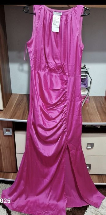 Rochie lunga din satin