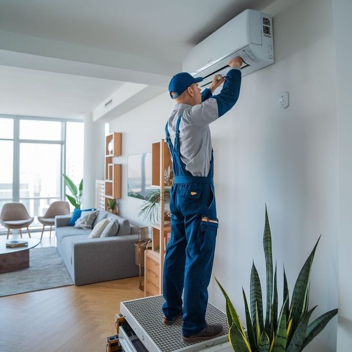 Conditioner urnatish Установка кондиционера