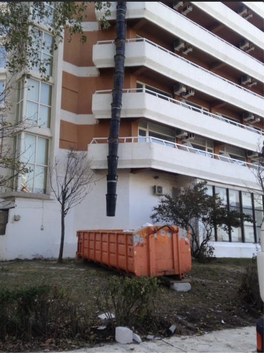 Transport moloz, container, bena, targa.