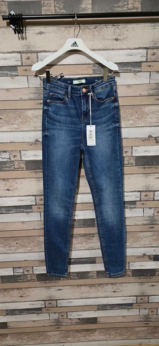Guess xs-дамски дънки с висока талия (х-613)