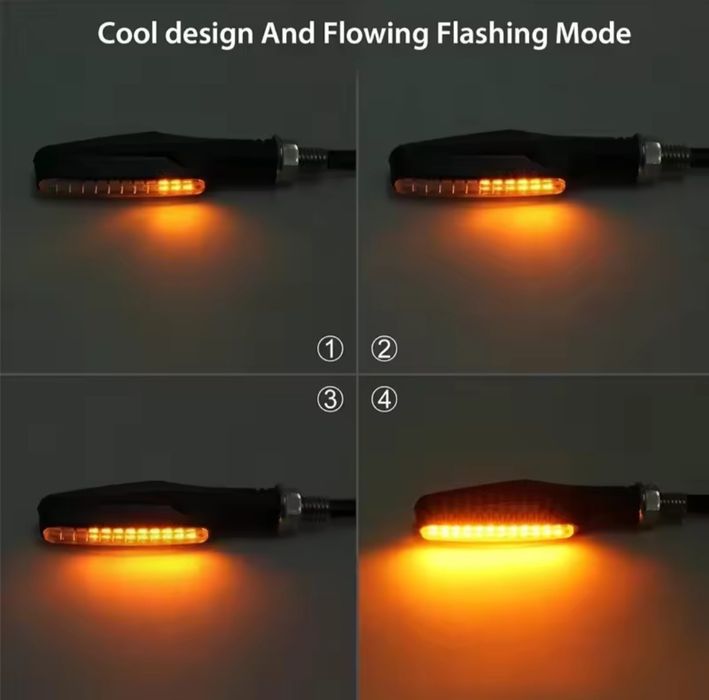 Semnalizări LED Dinamice Moto