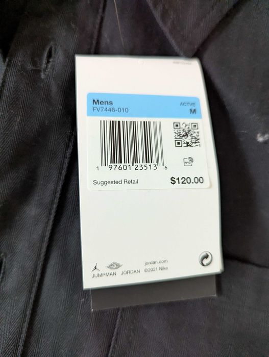 Nike Air Jordan Essential Denim мъжка черна риза размер М от Сащ