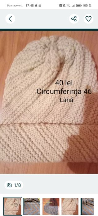 Căciulă damă Hand made