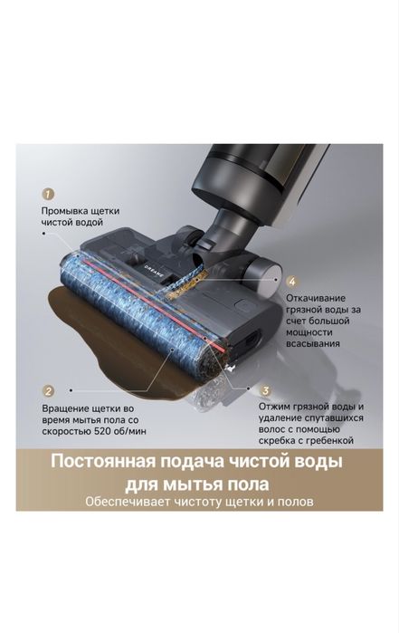 Пылесос DREAME H12 Core серый