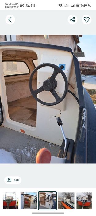 Barcă cabinată + peridoc