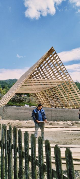 Cabane de lemn afriem de tip A