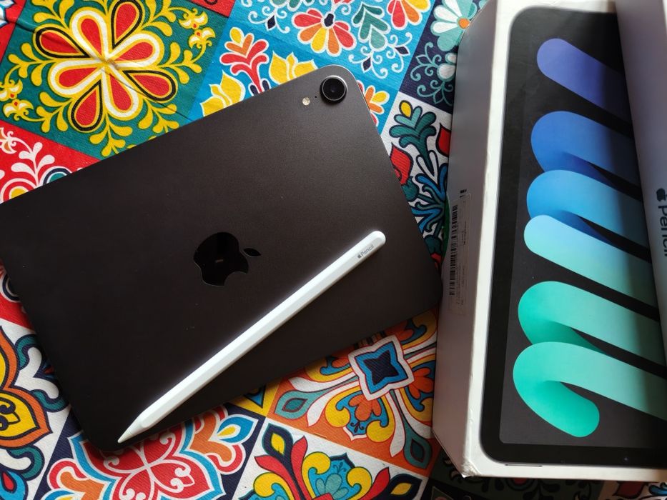 Ipad mini 6 wifi 64gb space grey + apple pencil 2