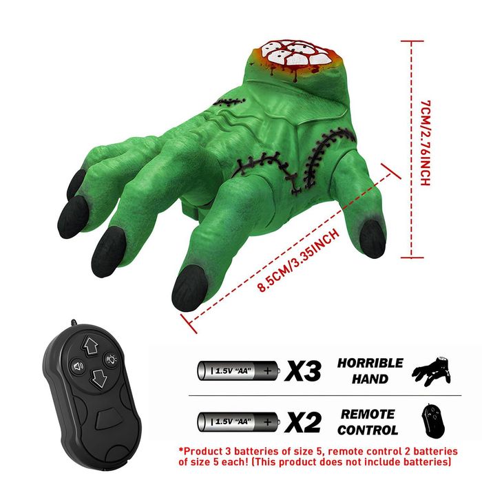 Игрушка "Рука монстра" на управлении