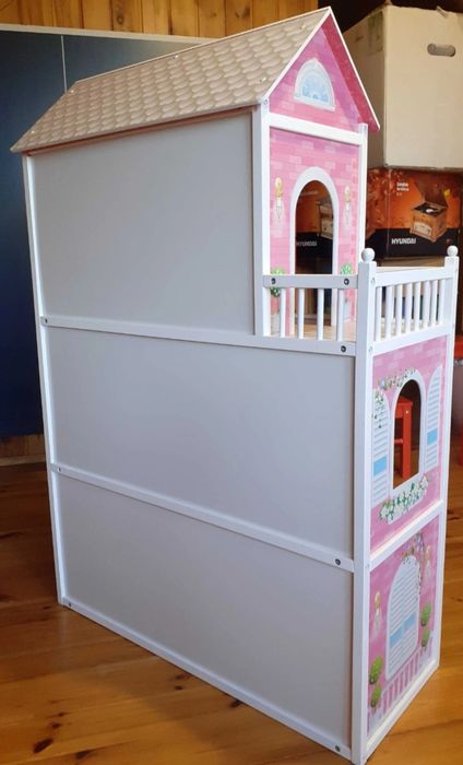 Casuta mare de papusi Moni Aria din lemn casa lui Barby 15piese