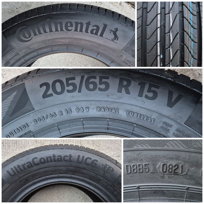 O bucată 205/65 R15 vară - una Continental