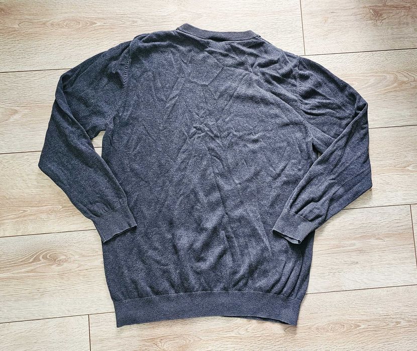 Pulover subțire Engelbert Strauss, mărimea M, culoarea gri Anthracite.