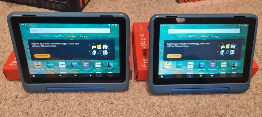 Tableta Amazon Fire HD 8 Kids Pro 8 inchi HD 6-12 ani 32 GB Sky Blue