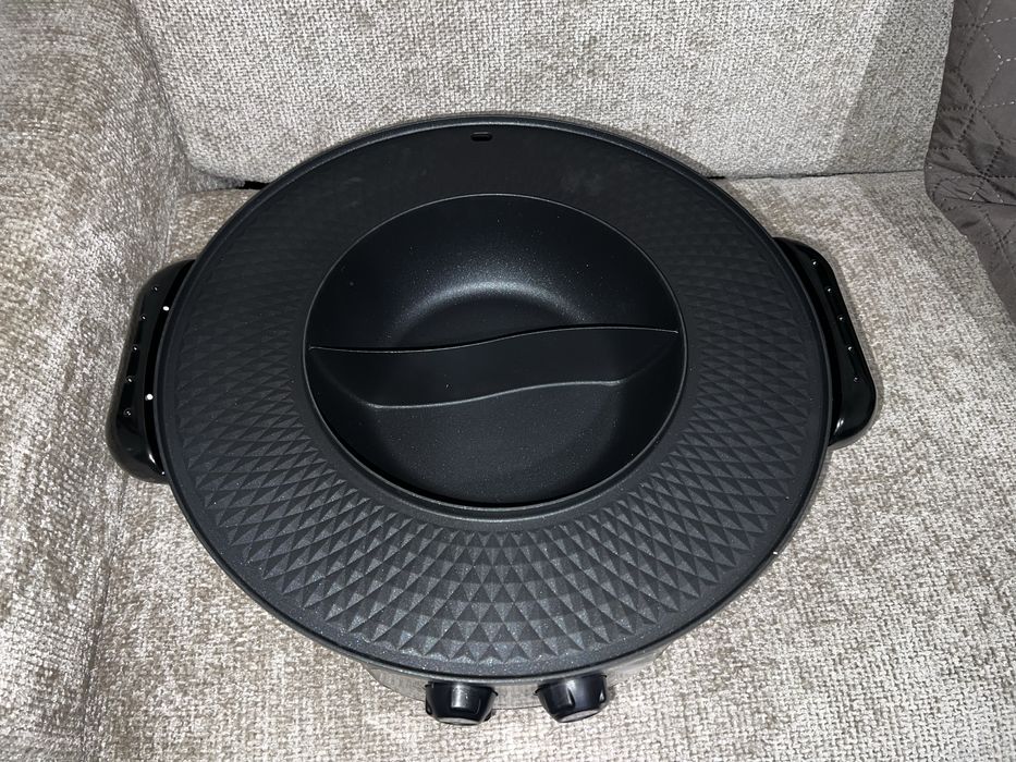 Grătar Electric și Hot Pot 2 în 1 Food Party – Nou, accesorii incluse