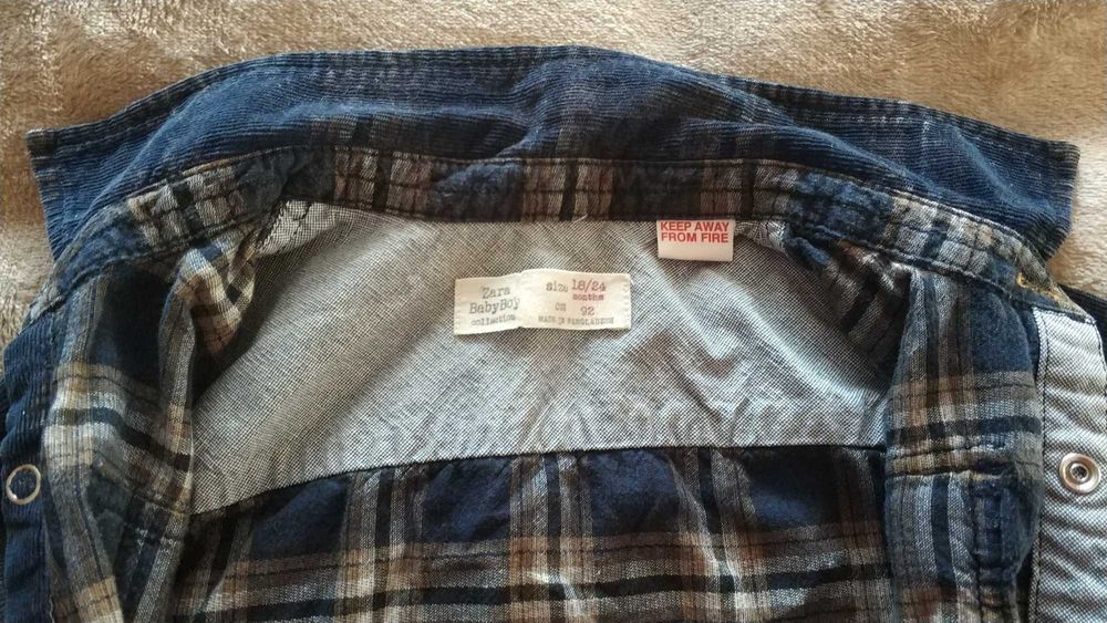 Дънки Next, Риза Zara, Панталон H&M размери 86 и 92