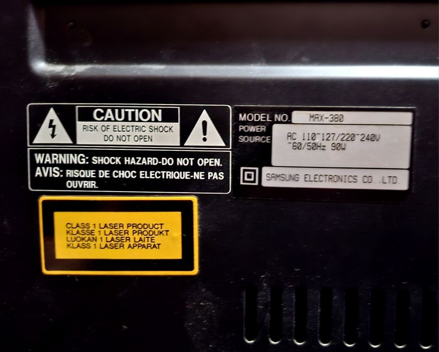 Samsung MAX 380 Mini Compact System 2 x 40W