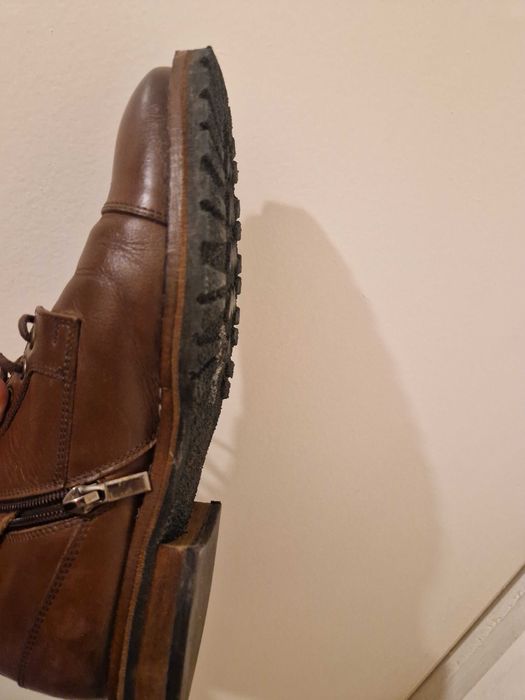 Елегантни Мъжки зимни обувки от естествена кожа