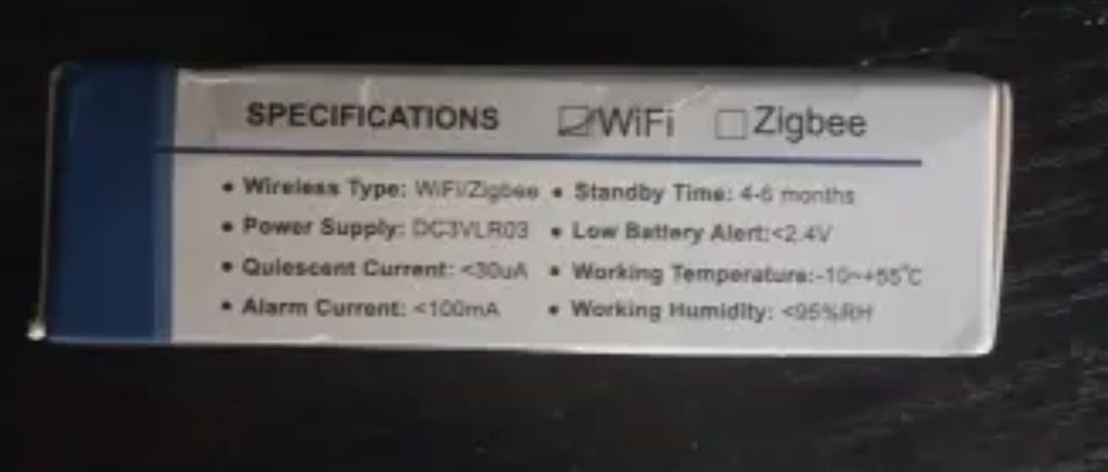 Умный датчик утечки воды WiFi