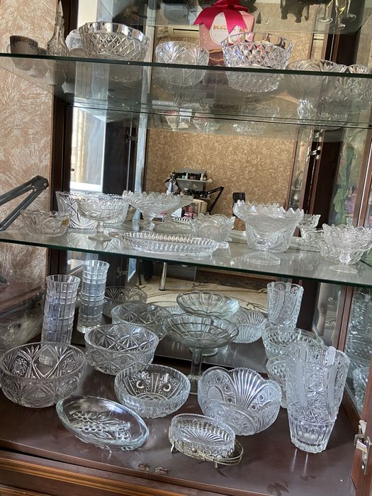 Хрусталь,ваза,посуда,салатник
