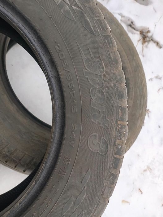 Два балона летней резины