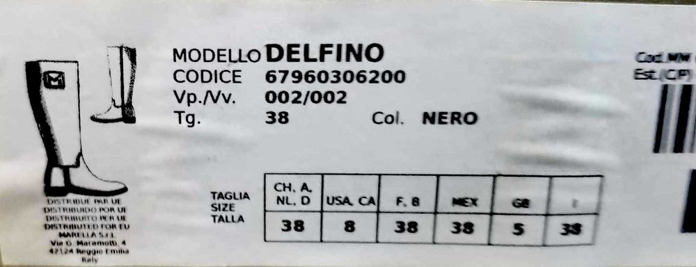 Черни ботуши MARELLA Delfino