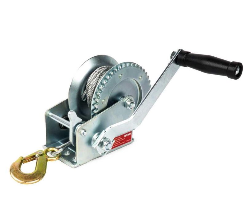 Troliu Manual 365 / 540 / 900 KG 2000Lbs Cablu Otel Carbon 10m