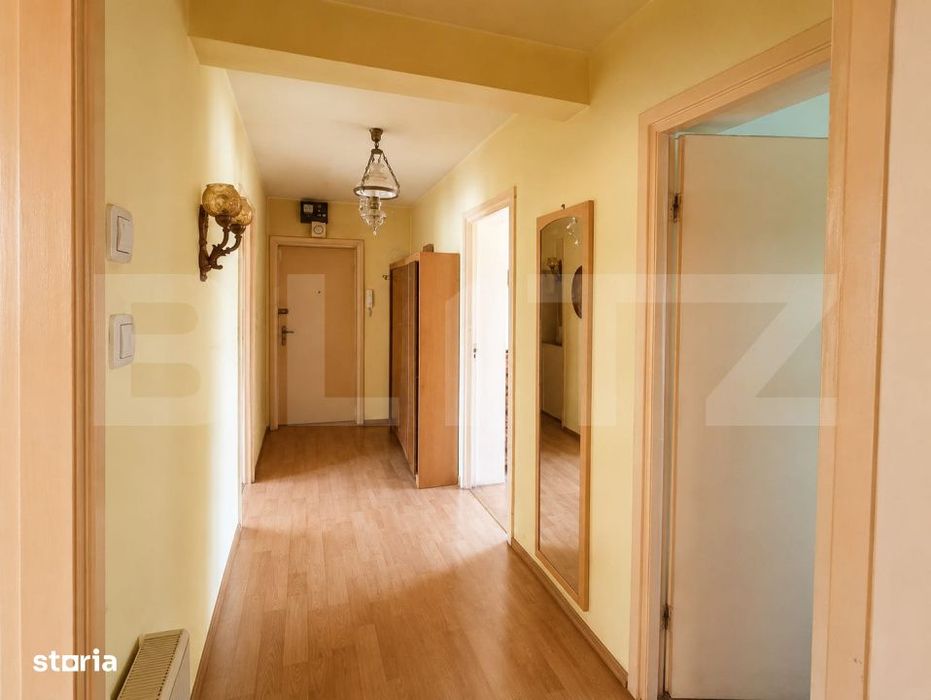 Apartament 3 camere, 75 mp, etaj 2, balcon 8 mp, Progresul