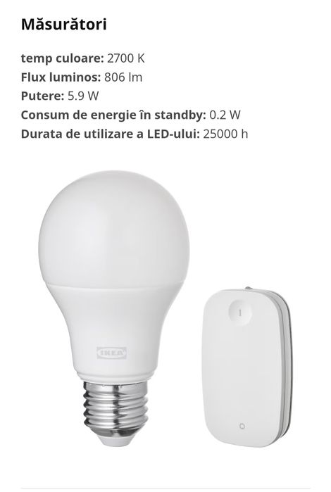 Telecomenzi fără fir/Dimmer pentru sisteme Smart Home