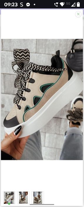 Сникърси дамски еко кожа Role Model  60лв