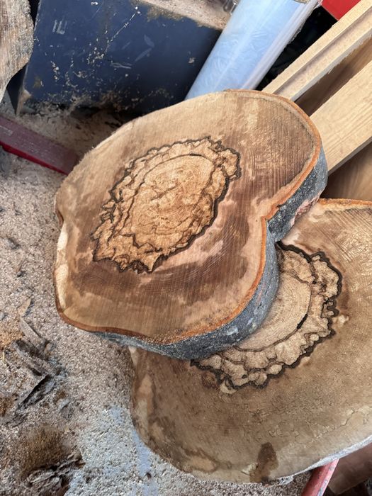 Дървени шайби за декорация лампи и др.
