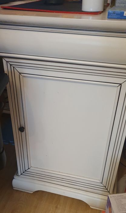 Birou alb Mobexpert Jazz lemn masiv