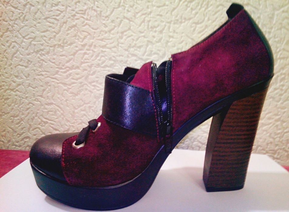 Ботильоны замшевые