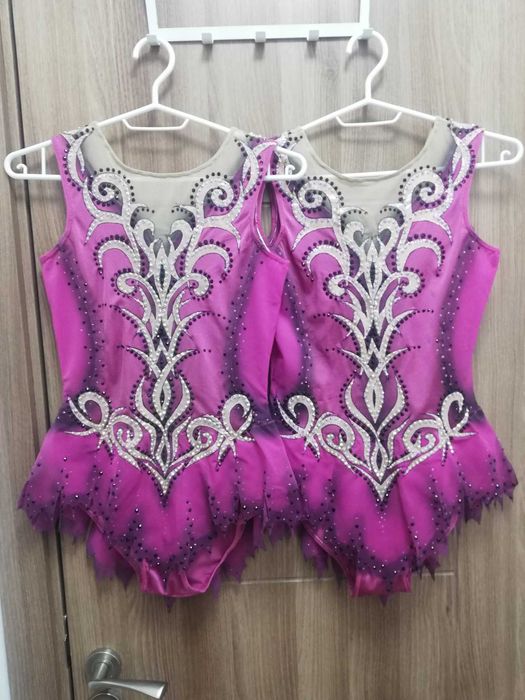 Трико ново за художествена гимнастика/танци/модерен балет/акробатика.