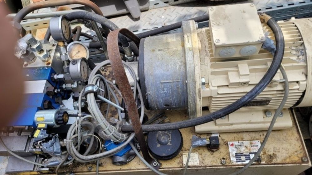 centralina pompa hidraulica rezervor motor electric grup distribuitor