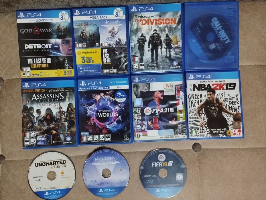 PS4 uchun orginal disklar