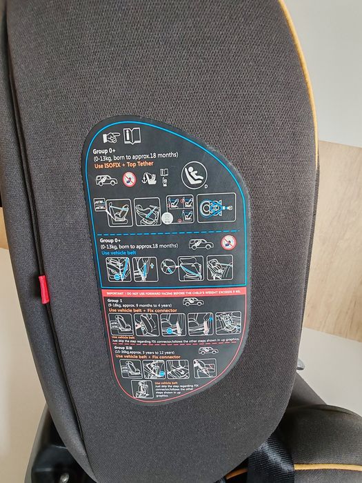 Scaun auto copii Coccolle Nova 0–36 kg – gri