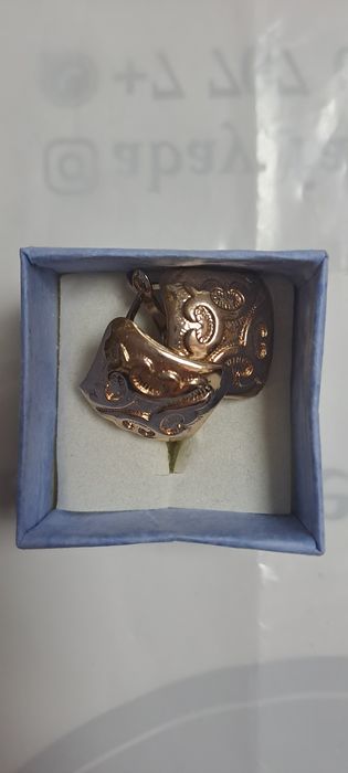 Серьги  из серебро  проба  925