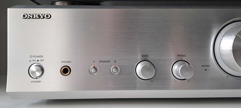 Amplificator Onkyo A-9155 – 130W – Silver – Tehnologie WRAT – Phono