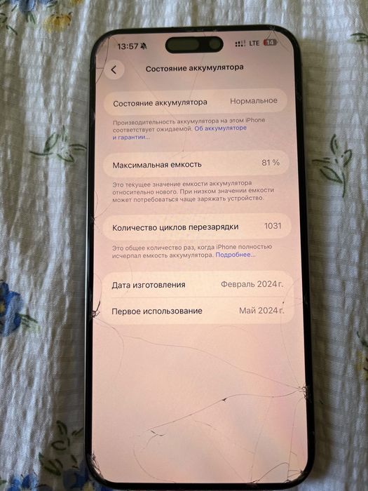 Сатылады Айфон 15 Pro Max