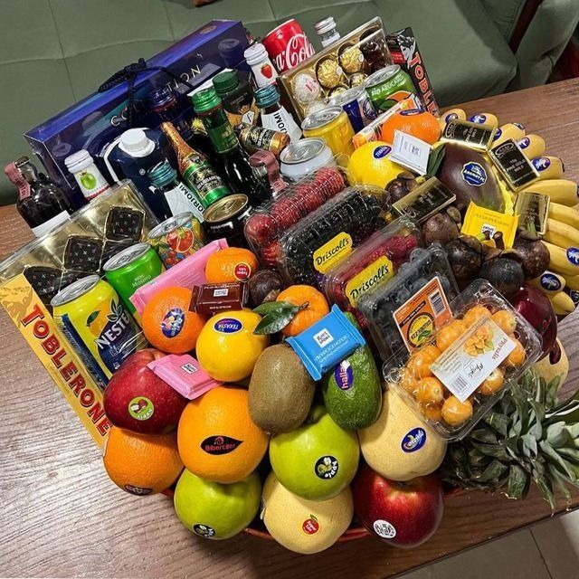 Корзины и фруктовое искусство