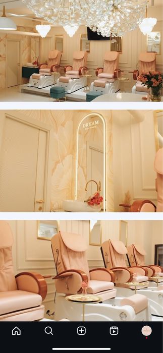 Кресло для педикюра, цвет розовый